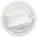 Serwis obiadowy dla 12 osób 44 el. Kamelia Złota Linia B014  CHODZIEŻ