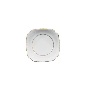 Salaterka Kwadratowa 27 cm Złota Linia 3604 Rococo  ĆMIELÓW