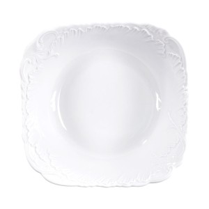 Salaterka Kwadratowa 14 cm Platynowa Linia 3605 Rococo ĆMIELÓW 