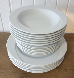 Zestaw talerzy 6/18 VEGA Biały 