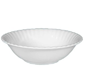 Salaterka 23 cm Biała C000 Iwona  CHODZIEŻ