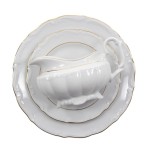 Serwis obiadowy dla 12 osób 45 el. Maria Teresa Złota Linia B014 CHODZIEŻ 