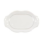 Półmisek owalny 28 cm Złota Linia B014 Kamelia CHODZIEŻ