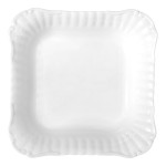 Salaterka kwadratowa 24 cm Iwona Biała C000 CHODZIEŻ
