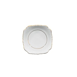 Salaterka Kwadratowa 17 cm Złota Linia 3604 Rococo ĆMIELÓW