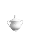 Cukiernica 250 ml Biała 0001 Rococo ĆMIELÓW