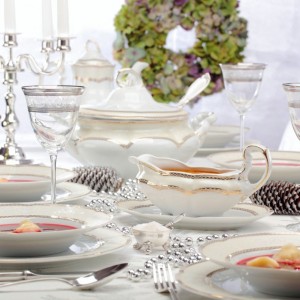 Serwis obiadowy dla 12 osób 45 el. Bolero E363 Vienna Złota