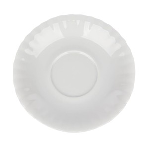 Spodek pod filiżankę 14 cm Biały C000 Iwona CHODZIEŻ
