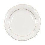 Talerz płytki 24 cm Złota linia B014 Kamelia CHODZIEŻ