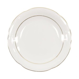Talerz płytki 24 cm Złota linia B014 Kamelia CHODZIEŻ